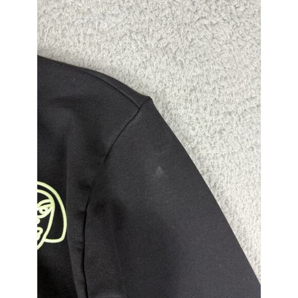 I’m Sorry By Petra Collins Jacket Women’s Medium Black Cropped Elbow Hearts - Picture 8 of 12